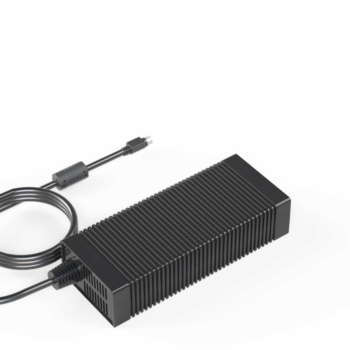 14.6V38A充电器KC KCC CE FCC认证14.6V37A铁锂电池防水充电器