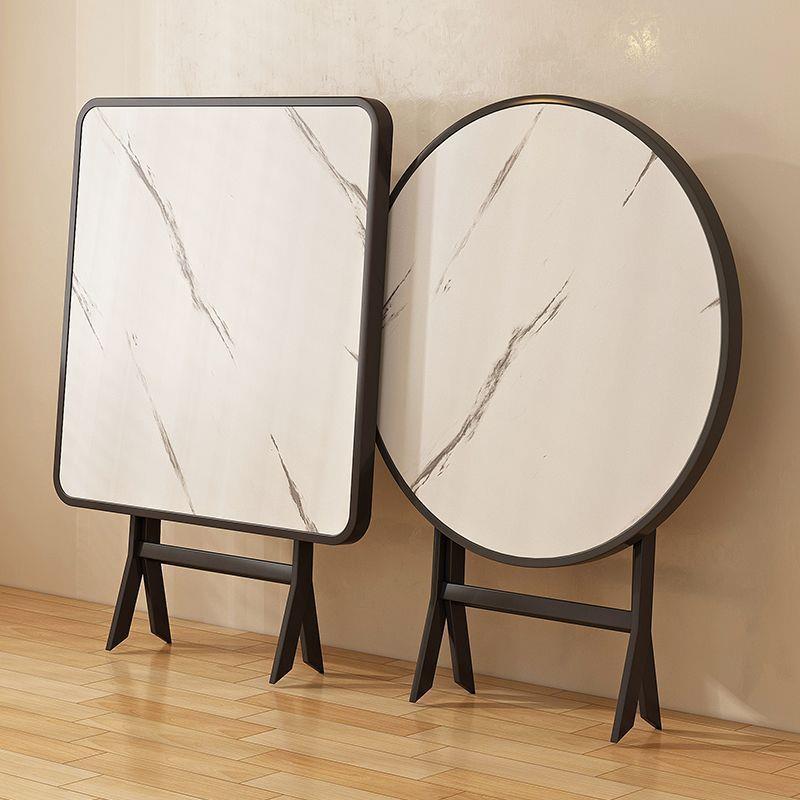 可折叠桌子餐桌小户型吃饭做作业圆桌出租房宿舍便携式摆摊四方桌