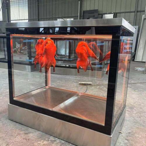 北京烤鸭保温箱恒温挂鸭柜加热柜台式脆皮五花肉保温柜烧腊展示柜