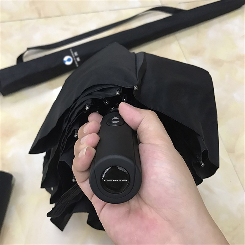 适用腾势D9全自动折叠雨伞长柄大号伞汽车载商务黑色加大加厚加固