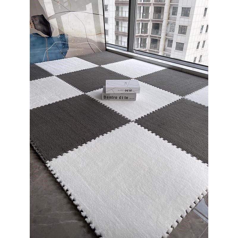 2U8K地垫大面积全铺办公室拼接地毯卧室毛毯客厅60*60cm大块泡沫