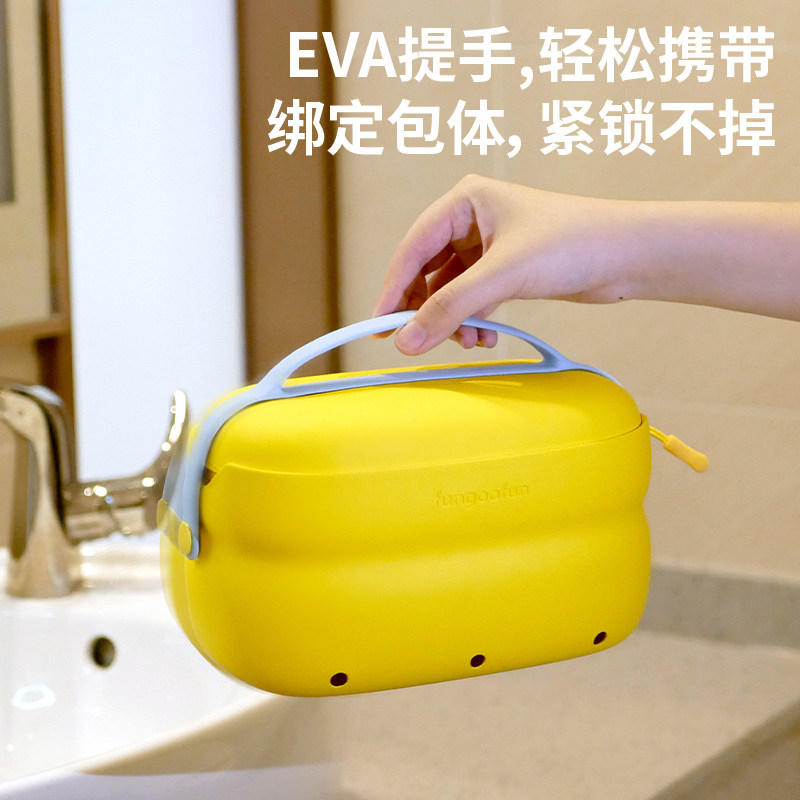 干湿分离小号出差洗漱包2026新款化妆包女L手提游泳健身收纳包防图片