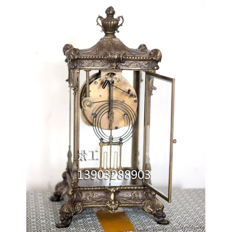 钟表 仿古钟表 欧式钟表 古典钟表 机械座钟 明卡轮四明钟