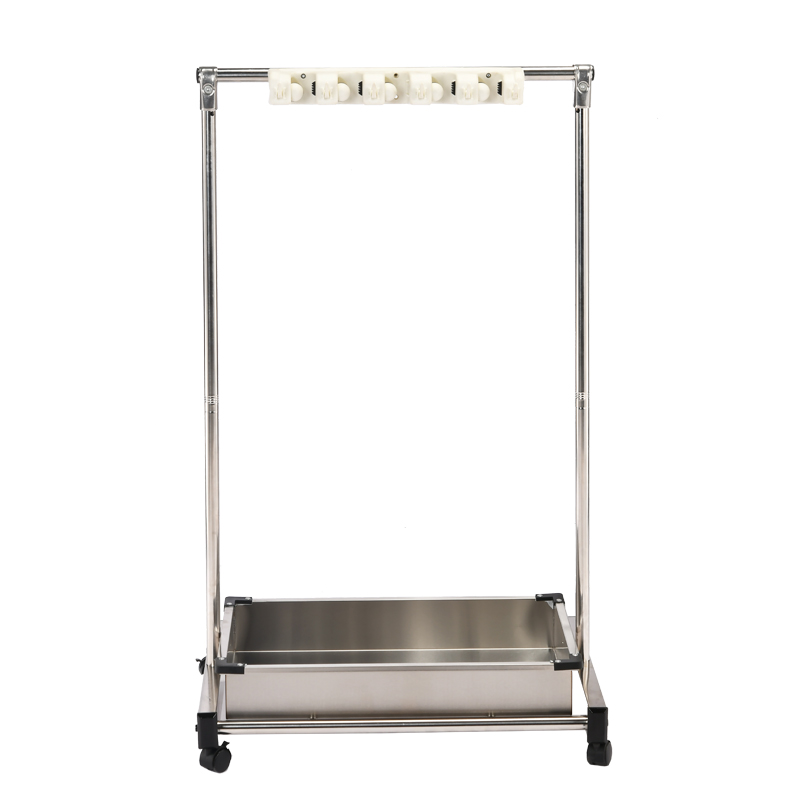 落地式可移动不锈钢拖把架商用家用清洁工具收纳层架拖把池收纳