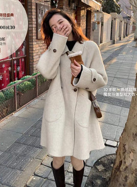小魔女斗篷 g高级少女感!小个子一定要入的A型短大衣 不费力时髦