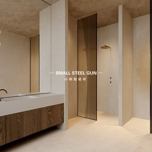 侘寂柔光肌肤釉600x1200卫生间大理石瓷砖 浴室厨房洗手间墙地砖