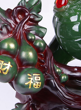 招财貔貅摆件大号皮丘葫芦装饰家居办公室开张新店铺开业工艺礼品