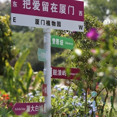 户外网红拍照打卡导向牌指路牌景区指示牌小区引导牌指示路牌新款
