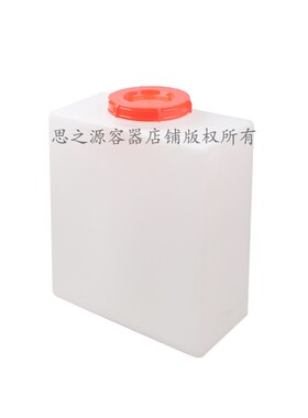 15L小型方形水箱立式塑胶pe油桶牛津塑料白色壶车载便携水桶小口