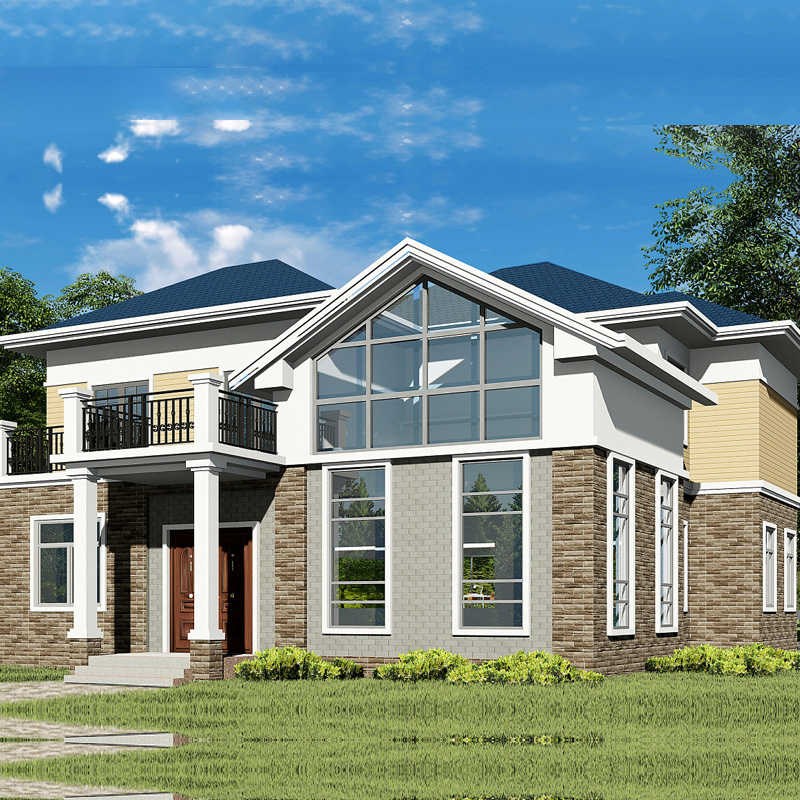 轻钢别墅龙骨材料加工钢结构房屋集成别墅移动房住人集装箱房