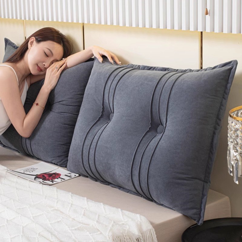可拆洗床头靠枕床背靠垫塌塌米床上软包沙发大号抱枕护腰靠背枕靠