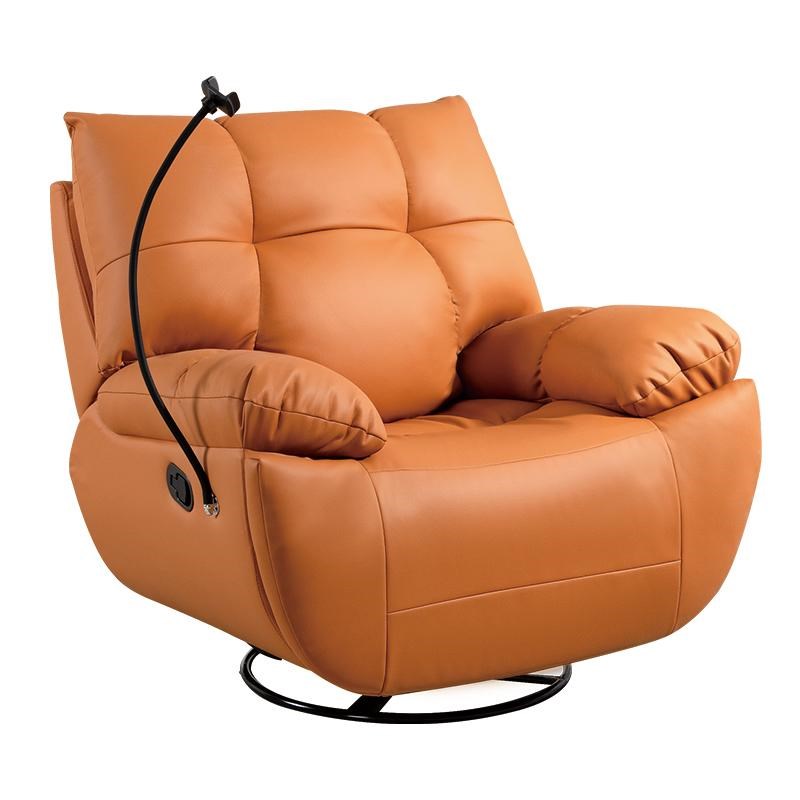 功能沙发小户型太空皮艺客厅舱电动单人沙发椅懒人沙发可躺带摇转