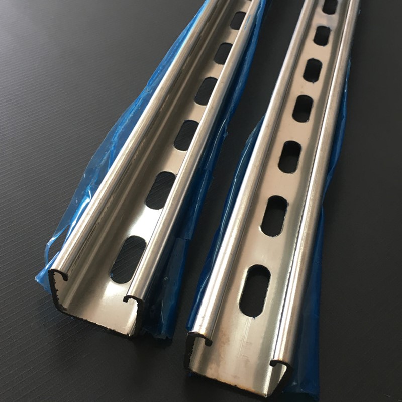 光伏小槽钢支架热镀锌抗震u型槽304不锈钢c型钢