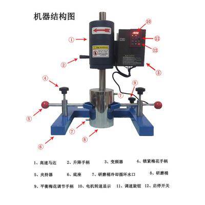 JSF-550涂料变频搅拌砂磨分散机 JSF-550A定时功能搅拌磨砂分散机