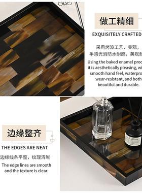 木LM-2505-制香薰托盘家居卧室盒巾多功能样纸板房用装饰摆件商实