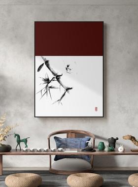 傲凌峰新中式客厅装饰画现代简约版壁画沙发QX202112背骨景墙玄关