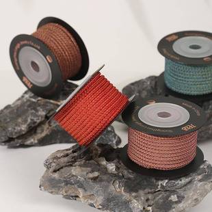 龙结星X1179空龙鳞线3.Y0mm手工编多色选DI黄金线材民族风厂织家