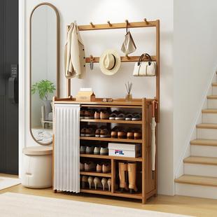 架多实层家用门 鞋 帽带挂衣架一体鞋 木室内防尘多能CZY2328功新品