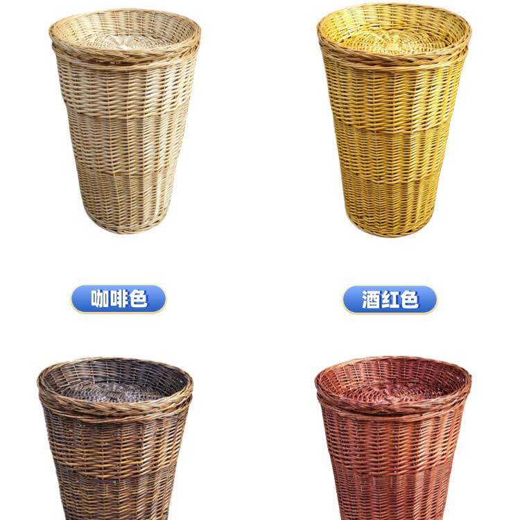 超市水果陈示列水果筐编堆头YPF篮竹筐收纳藤筐筐果蔬展编织货架