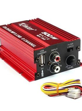 knterMAMA150150车12Vmi汽ni载功放机摩托i车车，家用12V纯功放扩