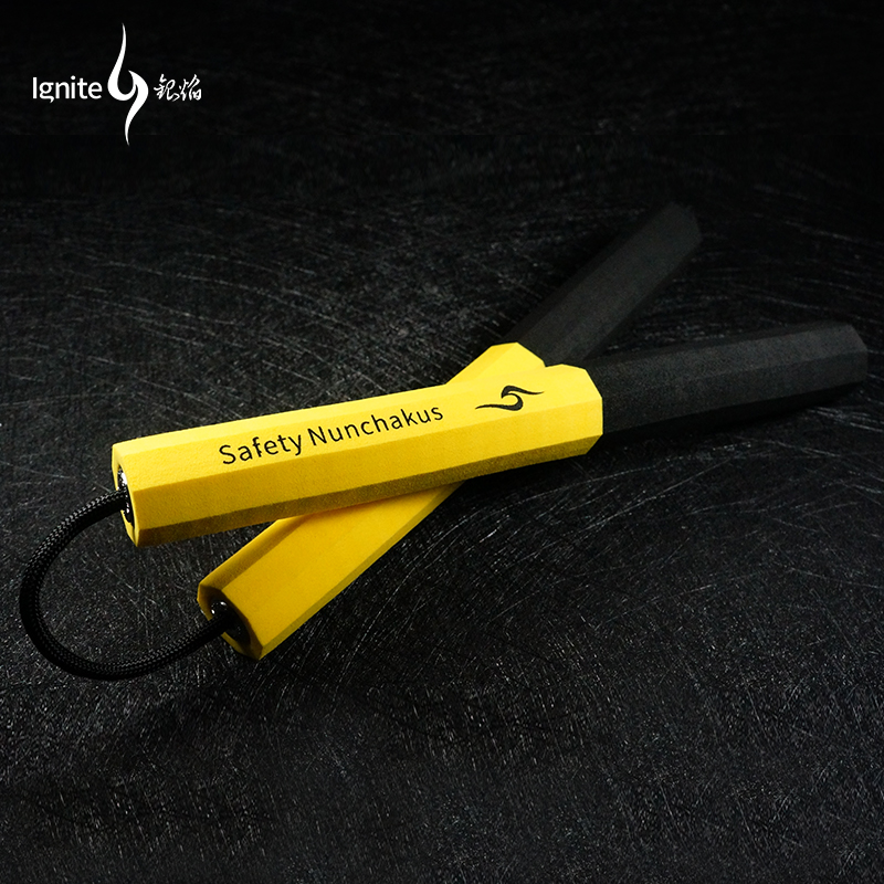 银焰安全少儿幼儿园迷你双截棍初学者海绵双节棍小学生儿童跆拳道