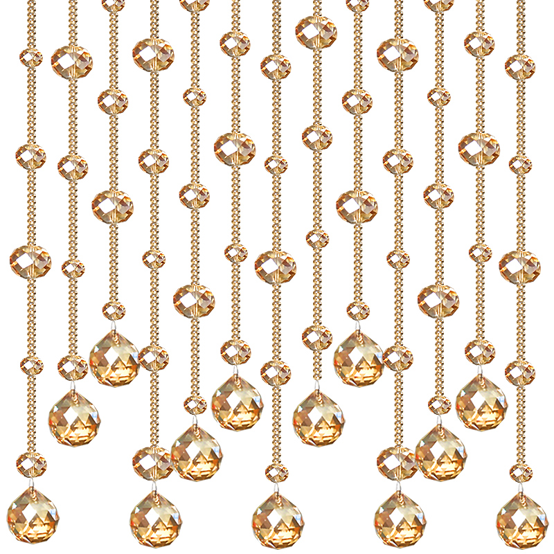 水晶珠帘隔断帘客厅玄关卧室卫生间厕所门帘新款帘子装饰珠链网红