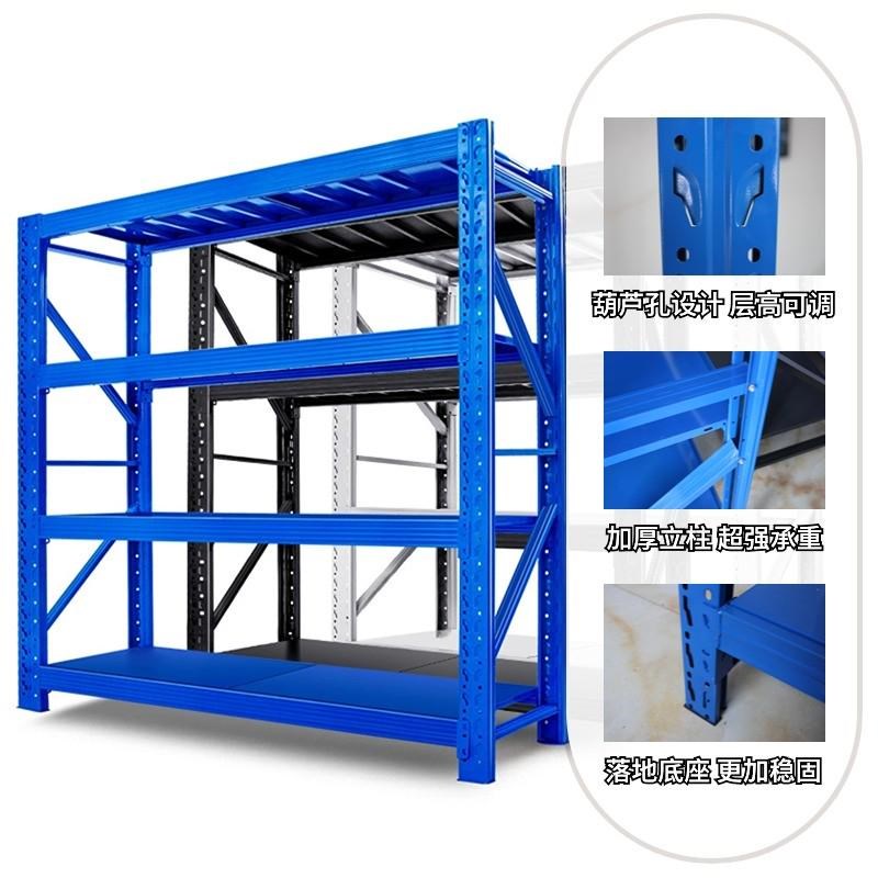 超市快递置物架仓储家用鞋架阳台储藏室轻型货架多层置物架新款