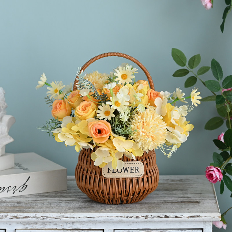 假花摆设仿真花家居客厅摆件餐桌茶几花摆花束插花绢花装饰塑料花,家居饰品,仿真花/假花,淘宝优惠券,粉丝福利购,淘宝优惠卷