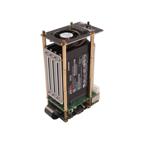 瑞莎 Penta SATA HAT TOP板 用于Penta SATA HAT扩展IP显示和散热