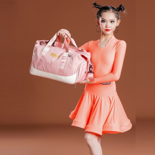 DNW儿童拉丁舞蹈女包短途旅行舞蹈户外包干湿分离包手提瑜伽健身