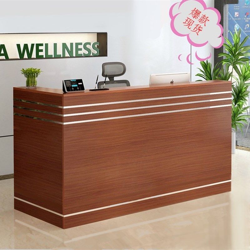 吧台收银台服装理发店柜台桌商用前台接待台饭店店铺简约现代小型