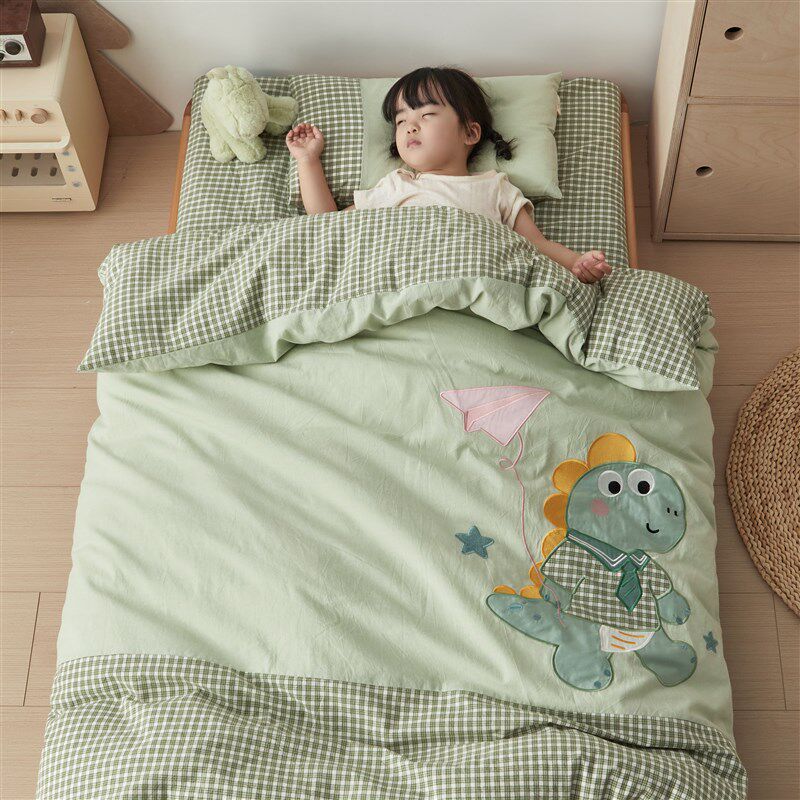 纯棉幼儿园被子三件套六件套儿童床品午睡入园专用宝宝被套被褥夏
