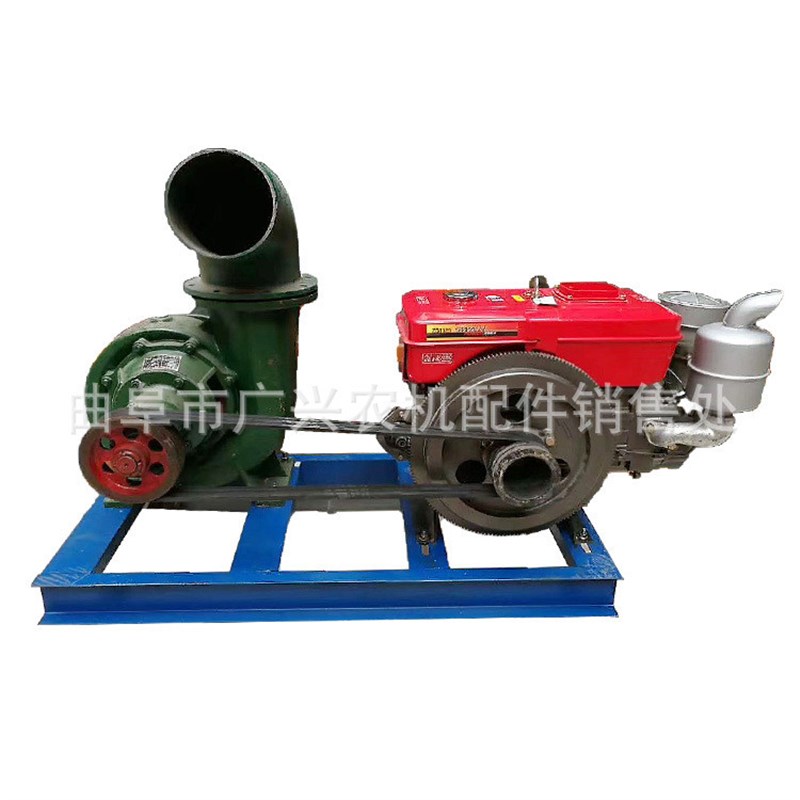 DP60柴油风冷压井泵280立G方灌溉泵电启动4寸排涝泵