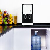 饮水机台式 小型下置水桶家用自动上水茶吧机迷你商用制冷制热下抽