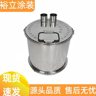 金马圆形大供粉桶不锈钢方粉桶喷塑机粉桶硫化桶流化桶喷塑粉桶