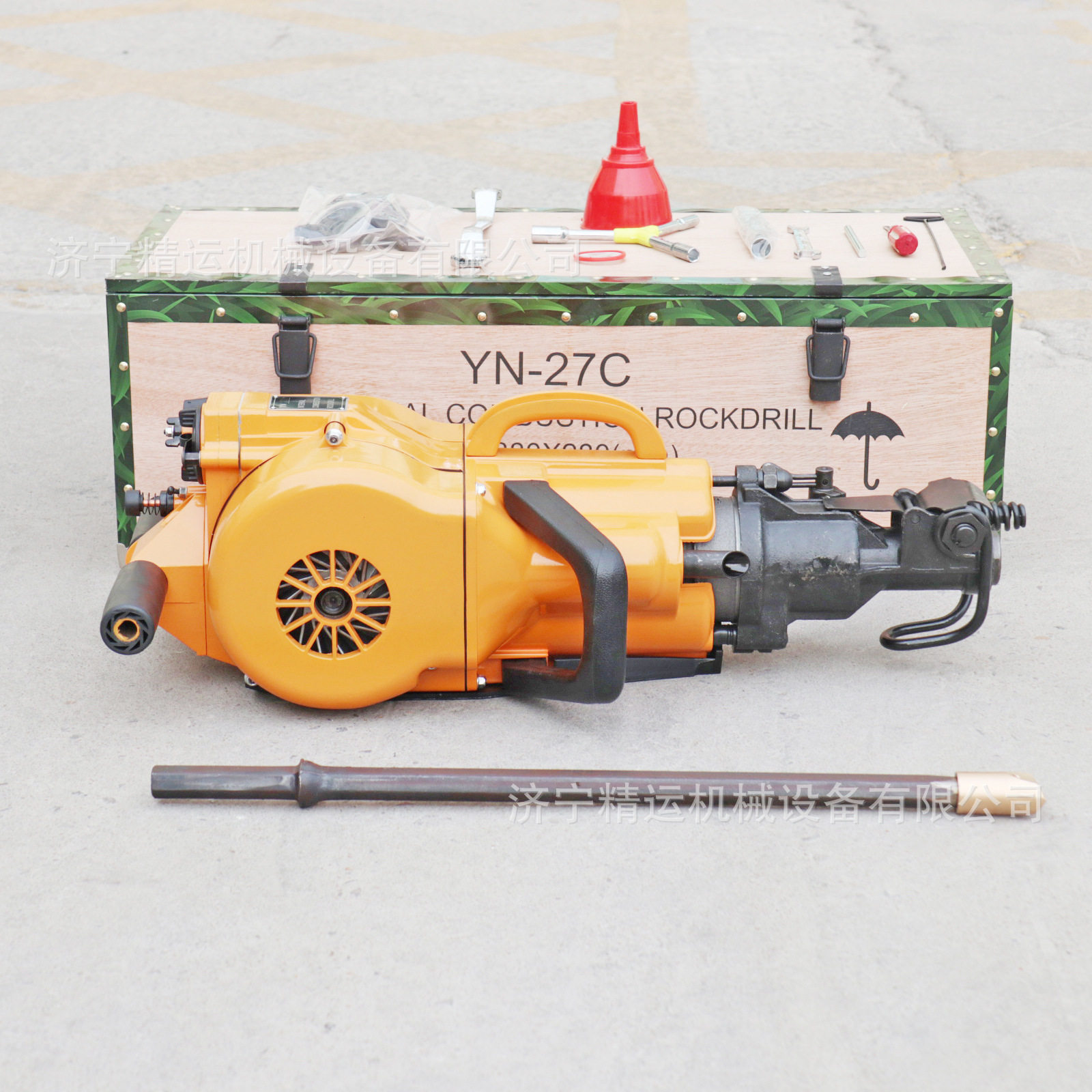 YN27C内燃式凿岩机路面施工消防破拆手持式汽油凿岩机岩石破碎机
