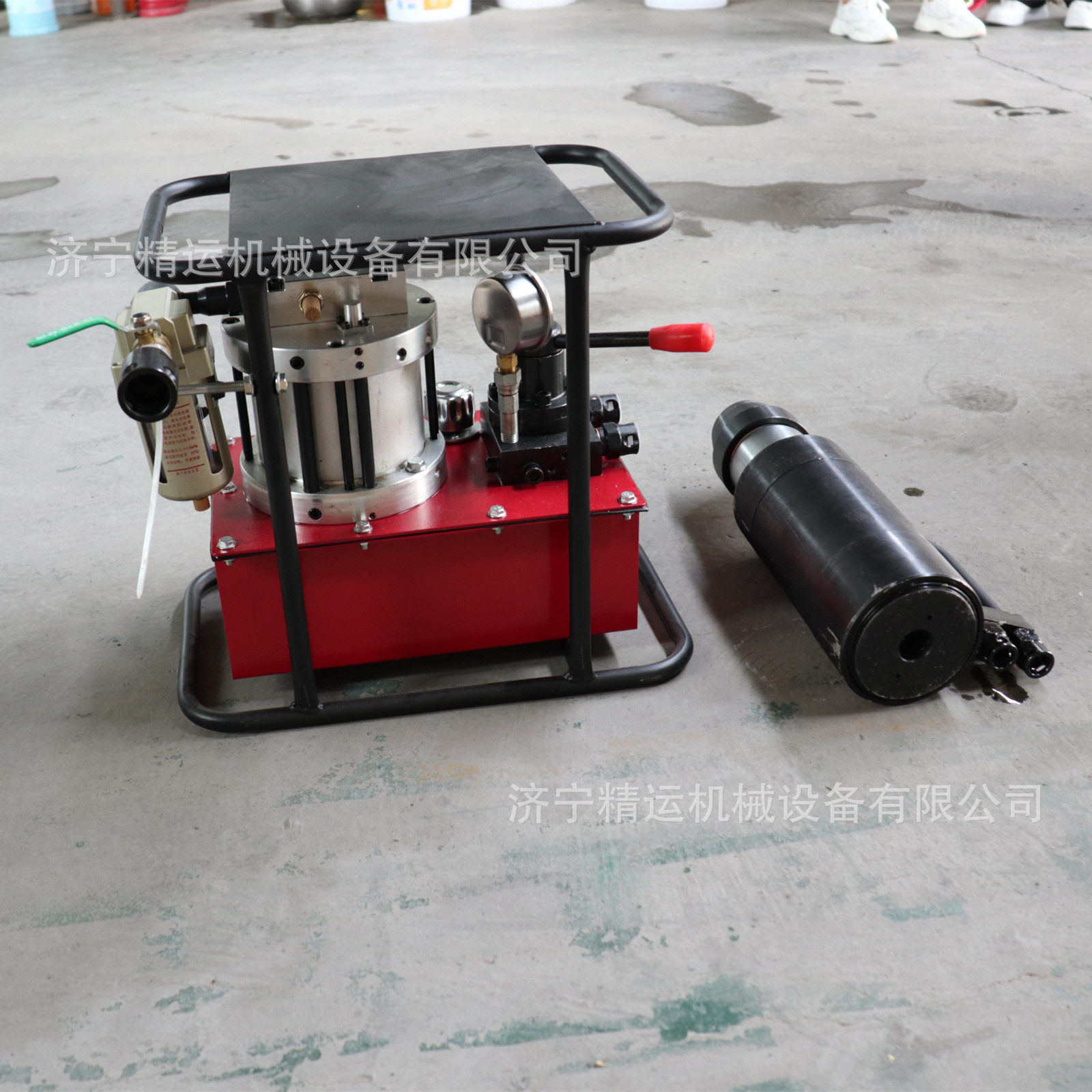 气动式矿用张拉机具就MQ22-300/63张拉千斤顶井下隔爆褪锚顶