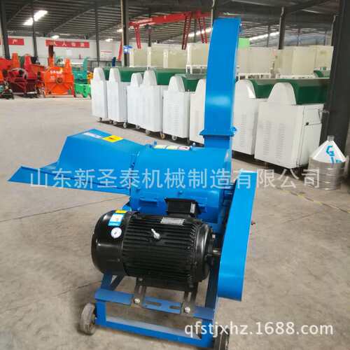 养殖用的秸秆铡草机青储饲料切断铡草机饲料加工设备