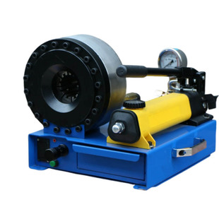 定制便携式手动压管机小型缩口机动缩管机液压油管扣押机钢管胶管