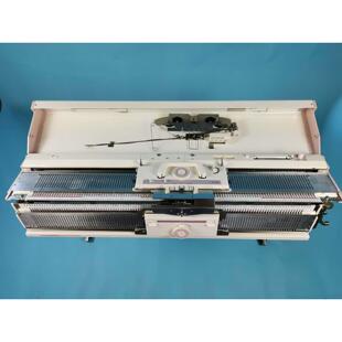 厂家直销全新家用毛衣编织机KH260主机+KR260副机 双针床搭配套机