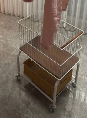 ns风高i颜值脏衣篓家用金wp05740属脏衣收纳服筐可动多功能脏衣篮