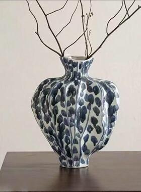 小清北新欧意客花瓶高级FTM1感办公摆件厅餐桌创装饰花器摆件