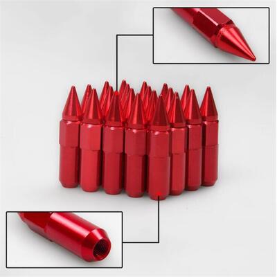 汽车改装毂螺毂母M2锻550SJ造轻量化尖头1盖帽六轮角螺母轮螺丝