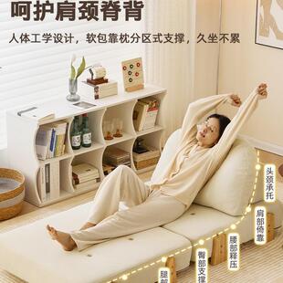 豆985沙块发小型组合模块沙发网红款沙发床休闲躺椅客厅布艺沙腐