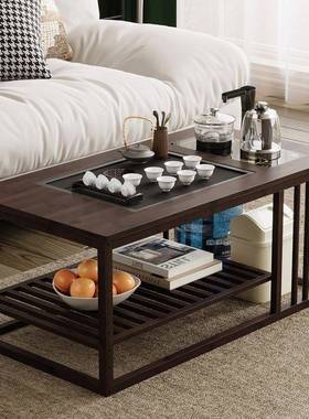 茶几UPR客厅家用办公室中式两用动餐桌全自茶台泡茶套一体功装夫