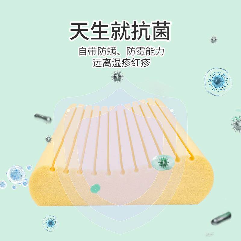 硅胶品级食枕头温成人可水洗颈椎枕护颈撑透支气防螨高Q弹BOZ家用