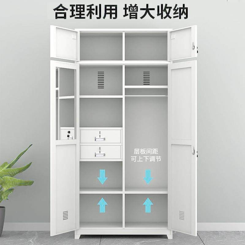 内务柜铁制式内务皮柜制加厚带更衣储锁物柜两门物品柜宿舍门衣钢