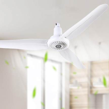 大卧风力扇家用饭店吊室客厅塑料遥控厂房大微风扇小352厅电风扇