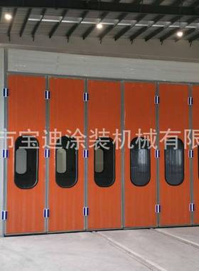 汽车喷漆房无尘标房准型漆家KMA具喷漆烤房漆水旋喷转无尘喷漆房