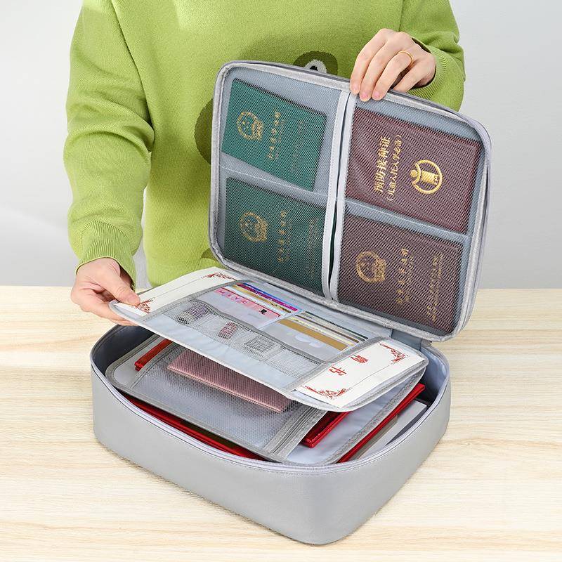 防928火证件夹收纳包要文件盒家用户口簿护照防水整袋理通用防潮